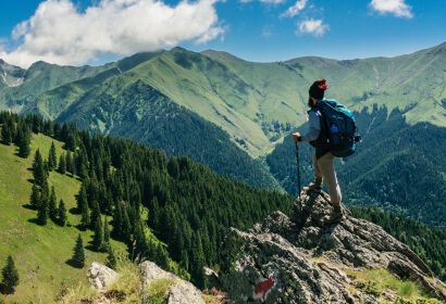 Sitting on Boat Spreading Her Arms